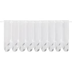 Gerster Collection Kurzgardine Gina 145 x 45 cm Polyester Weiß