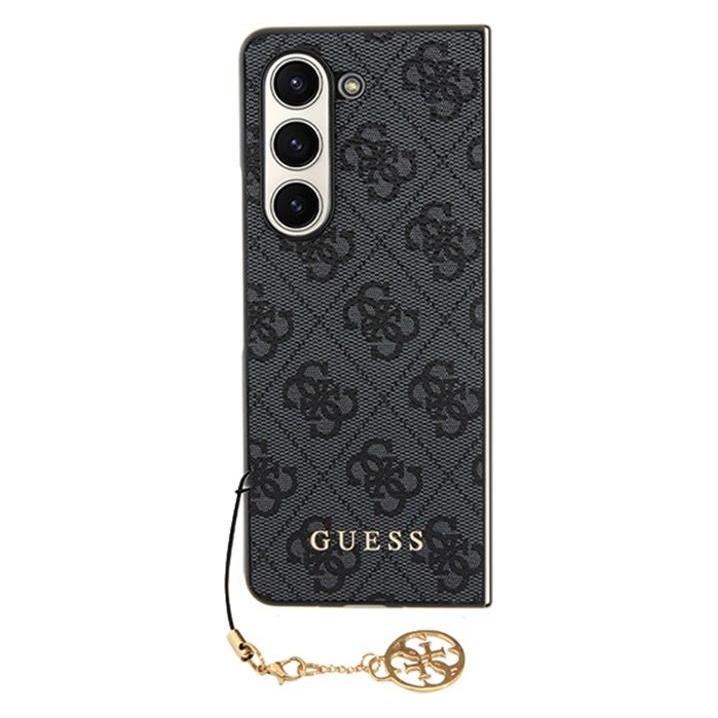 Guess 4G Charms Case für F946B Samsung Galaxy Z Fold5 - grey (Samsung Galaxy Z Fold5) (GUHCZFD5GF4GGR)