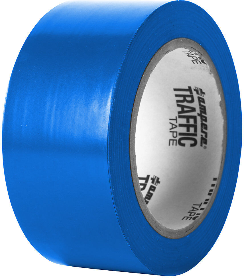 Bodenmarkierungsband, Breite 50 mm, blau Ampere