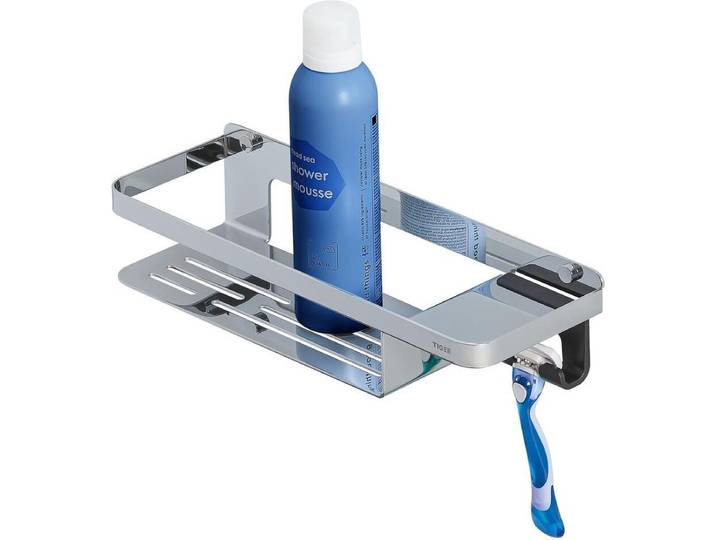 Tiger Caddy - Doucherek - Douchemand met haak 32 cm - Chroom