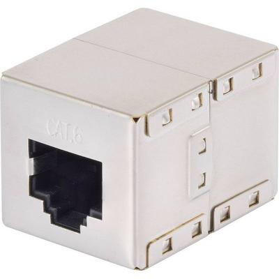 Renkforce RJ45 Netzwerk Adapter CAT 6 [1x RJ45-Buchse - 1x RJ45-Buchse] Metall