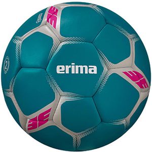 Erima Handball Flash Duro, 7202503, Größe 2, türkis/grau, 320 Gramm, Trainingsball