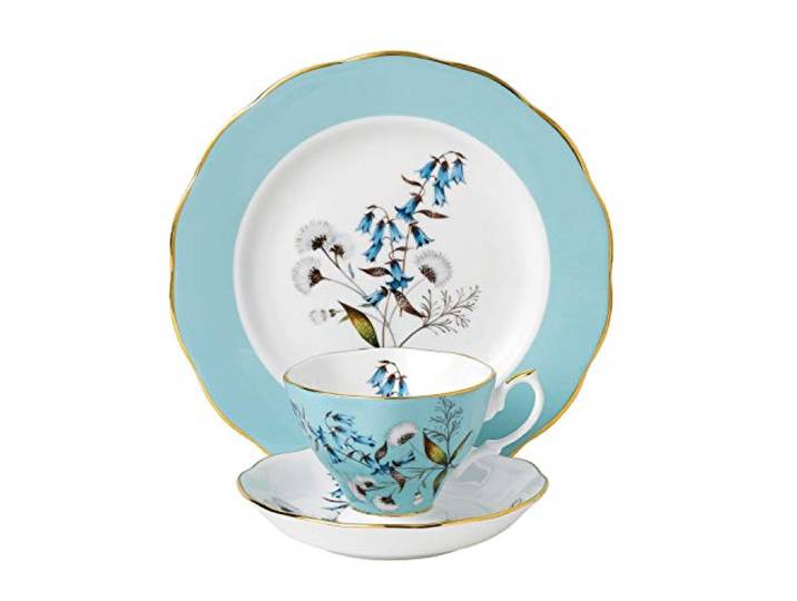 Royal Albert 1950 Festival Teetasse/Untertasse/20 cm Teller, 3-teiliges Set
