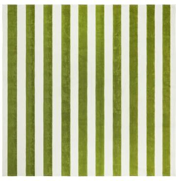 "Couleur Nature St. Tropez Tablecloth - Blue Stripes - 59"" x 59"""