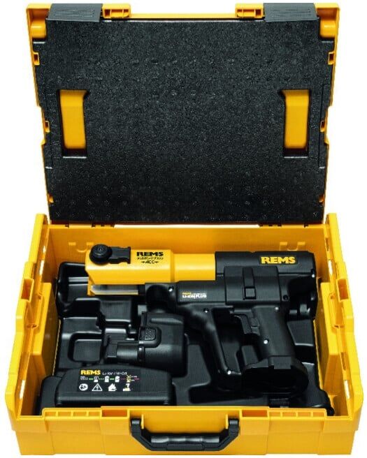 REMS Akku-Press ACC Basic-Pack dans coffret système L-Boxx pour raccords à sertir D (571019R220)