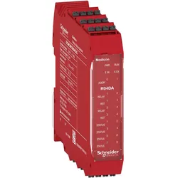 Schneider Electric XPSMCMRO0004DAG Relais-Ausgangserweiterung Modicon XPSMCM, 4 sichere Relais + 8 Statusausgänge, Federzugklemme