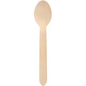 Papstar Einwegbesteck 84840 pure, Holz, Löffel, 15,7cm, 100 Stück
