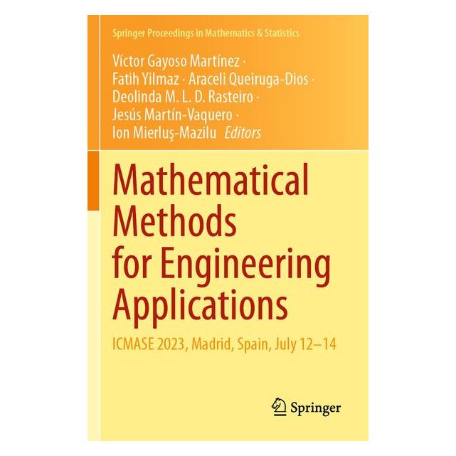 Springer Mathematical Methods for Engineering Ap (Englisch, Softcover, Araceli Queiruga-Dios et al, Fatih Yilmaz) (64890537)