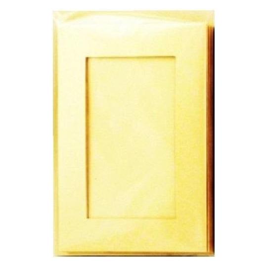 Teka Passepartoutkarte + goldener Umschlag 5 Stk. (5 Stk.) (47996478)