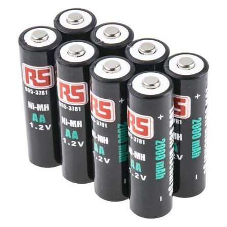 RS PRO Lsd Nimh AA (8 Stk., AA, 2000 mAh) (9053781)