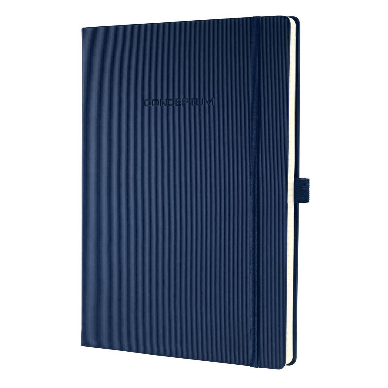 SIGEL Notizbuch Conceptum ca. DIN A4 liniert, blau Hardcover 194 Seiten