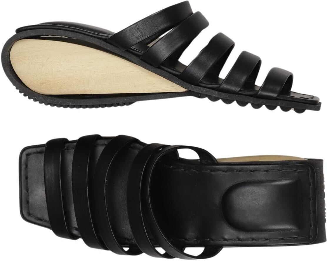trippen Damen Sandalen, Schwarz, Gr. EU 39, kein / Etikett - Second Hand