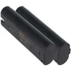 AccuCell Akku passend für Makita Akku 7000, 7001, 7002, 7033, 2er Pack 7,2 Volt 2000mAh