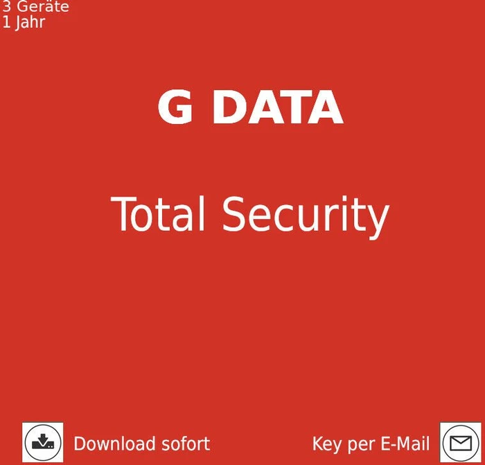 G DATA Software G Data TotalSecurity 2020 - German Elektronisk
