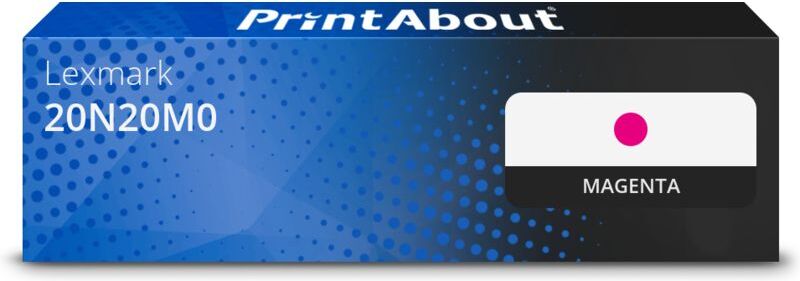 PrintAbout Toner kompatibel mit Lexmark 20N20M0 - Magenta
