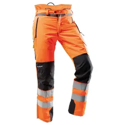 Warnschutz Forst- und Schnittschutzhose "VENTILATION" Kl.1 Orange - XL - Orange