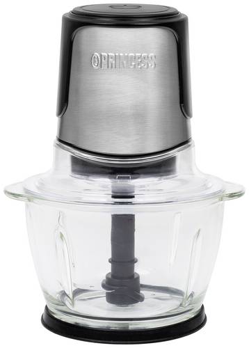 Princess 221051 Zerkleinerer 300W Silber, Schwarz