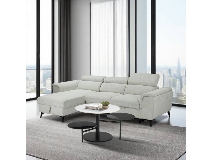 Funktionaler Couchtisch Skalada 105 x 45 x 65cm Schwarz