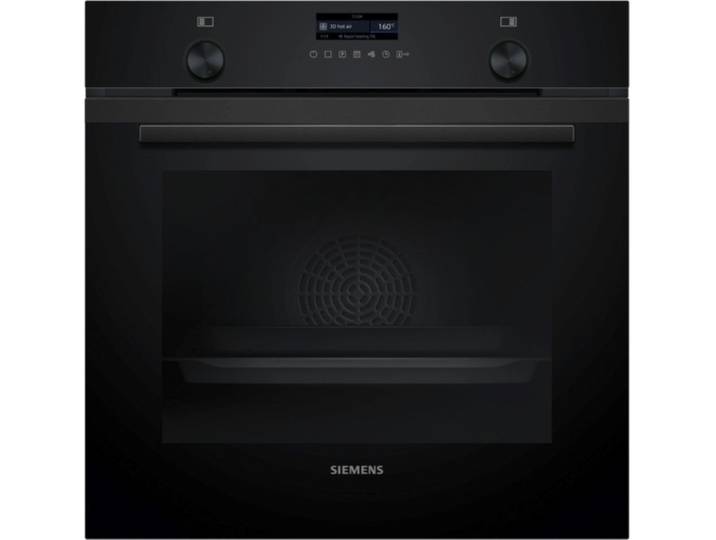 SIEMENS Backofen iQ500 HB279GBB3 Einbau-Backofen, Deep black inox, EEK: A+, mit Teleskopauszug nachrüstbar, activeClean® - Selbstreinigungs-Automatik