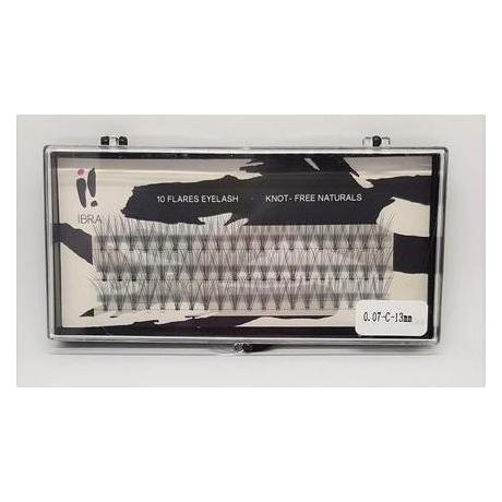 Ibra Tufts Of False Eyelashes 0.07 C-13Mm (Künstliche Wimpern) (33082710)