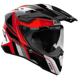 Airoh, Motorradhelm, Commander Skip Motorradhelm in Rot glänzend