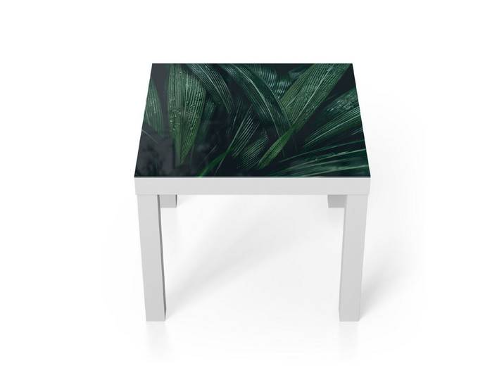 DEQORI Couchtisch 'Tropisches Flüstern', Glas Beistelltisch Glastisch modern