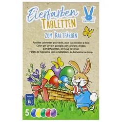 Eierfarben "Kaltfarben", 5 Farben