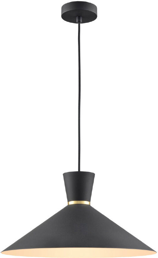 Corrigan Studio Kyler 1 - Light Cone Pendant Black 8cm H X 16cm W X 16cm D