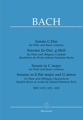 Bärenreiter Bach 3 Sonatan Flöte