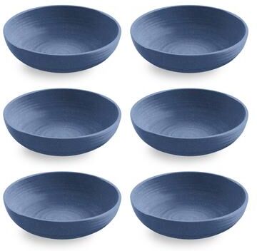 "Abode Homewares Planta Artisan Low Bowl - 8"" - Set of 6"