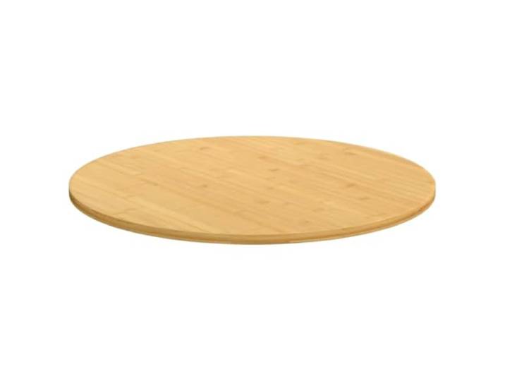 HGPOTUY Bambus Tischplatte Ø90x1,5 cm Runde Möbelplatte Bambus,Ø90x1,5 cm,runde Form,lackierte Oberfläche,feuchtes Tuch,Couchtisch,Beistelltisch,Konsolentisch,Nachttisch,Regal