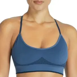 adidas BH Contour Seamless Bralette Marine Small Damen