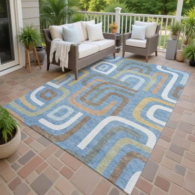 Addison Rugs Machine Washable Indoor/ Outdoor Modern Penner Chantille Rug
