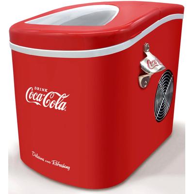 SALCO Eiswürfelmaschine "Coca-Cola SEB-14CC", rot, B:35,8cm H:24,2cm T:32,8cm, Eiswürfelbereiter