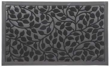 Evideco Heavy-Duty Dirt-Trapping Rubber Doormat with Raised Pattern