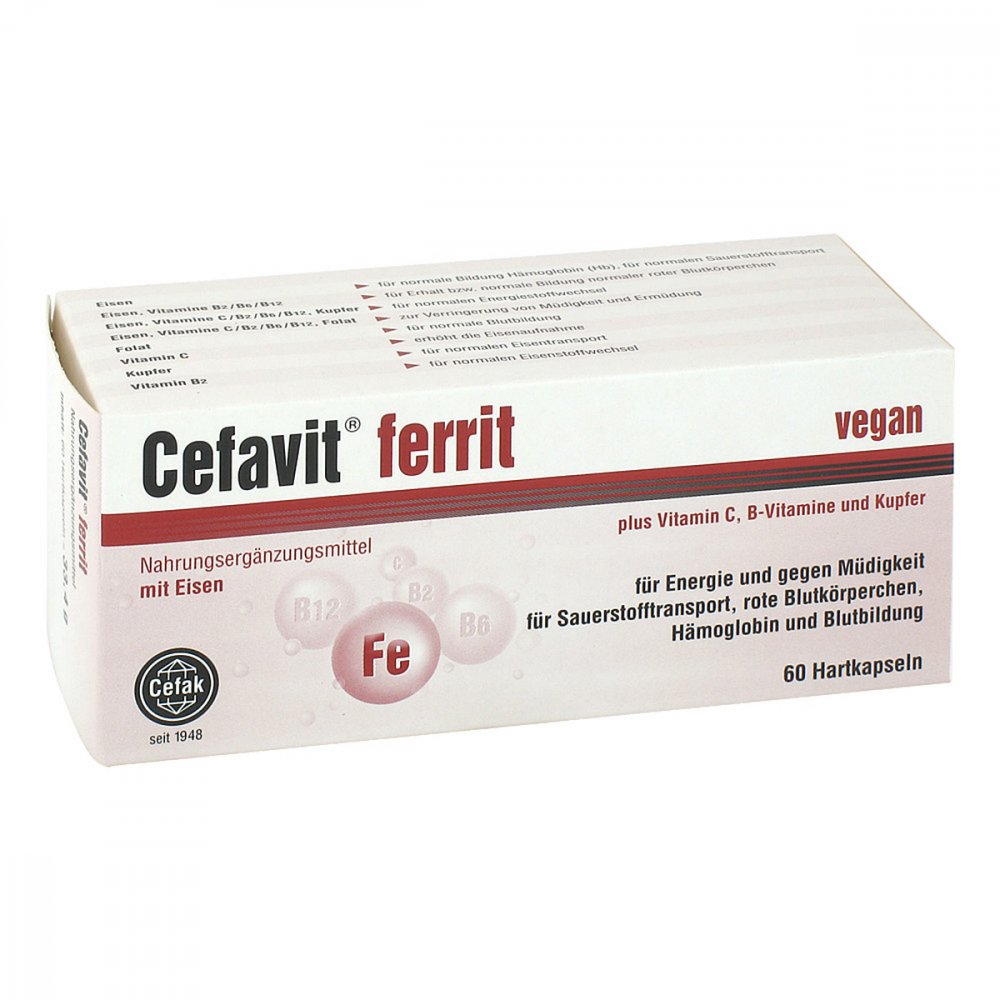 Cefak KG Cefavit ferrit Hartkapseln 15246600