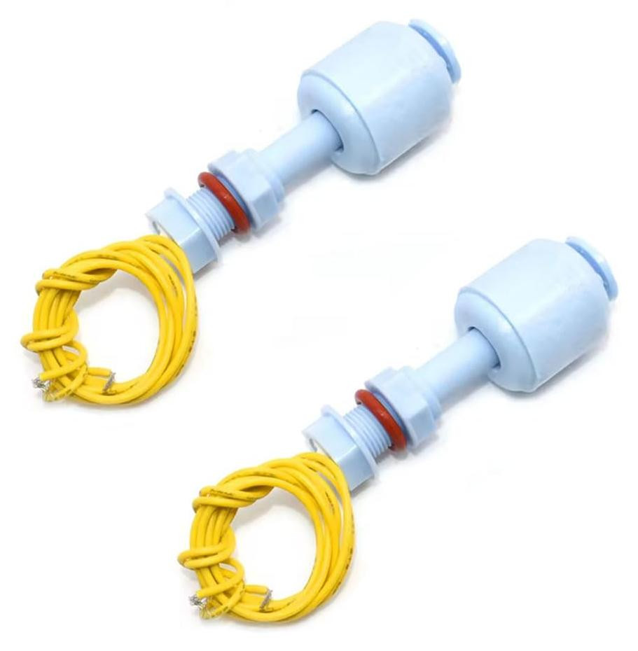Selius Waterniveausensor, 2 stuks, vloeistofvlotterschakelaar voor hydrocultuur en tuinieren