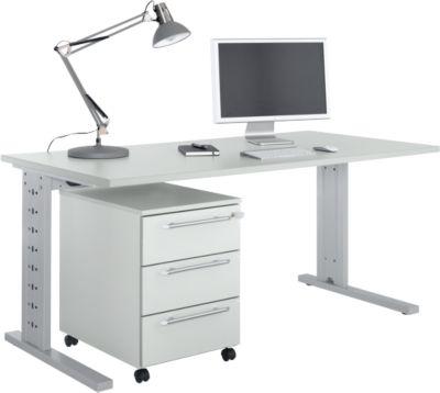 Schäfer Shop Select Büromöbelset 2-tlg. Moxxo IQ Schreibtisch B 1600 x T 800 mm, C-Fuß