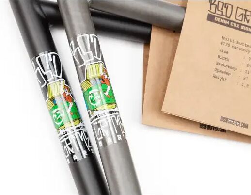 BMX Lenker BSD Grime 4-Piece OS 25.4mm (9" - Flat Raw)