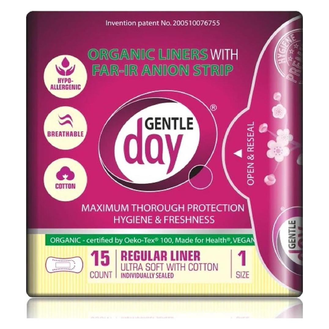 Gentle Day Hygienische Einsätze mit Anionengürtel 15 PCs - sanfter Tag (Erste Hilfe Set Zubehör) (4779030680075)