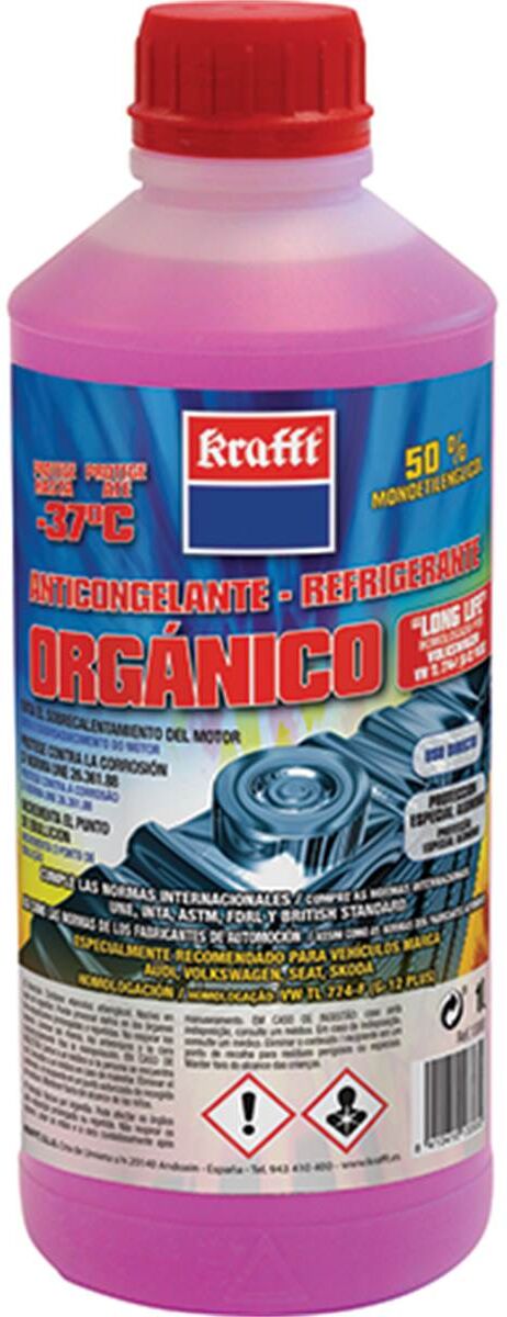 Krafft Anticongelante líquido de arrefecimento ar-50 g12+ -37ºc 1 l