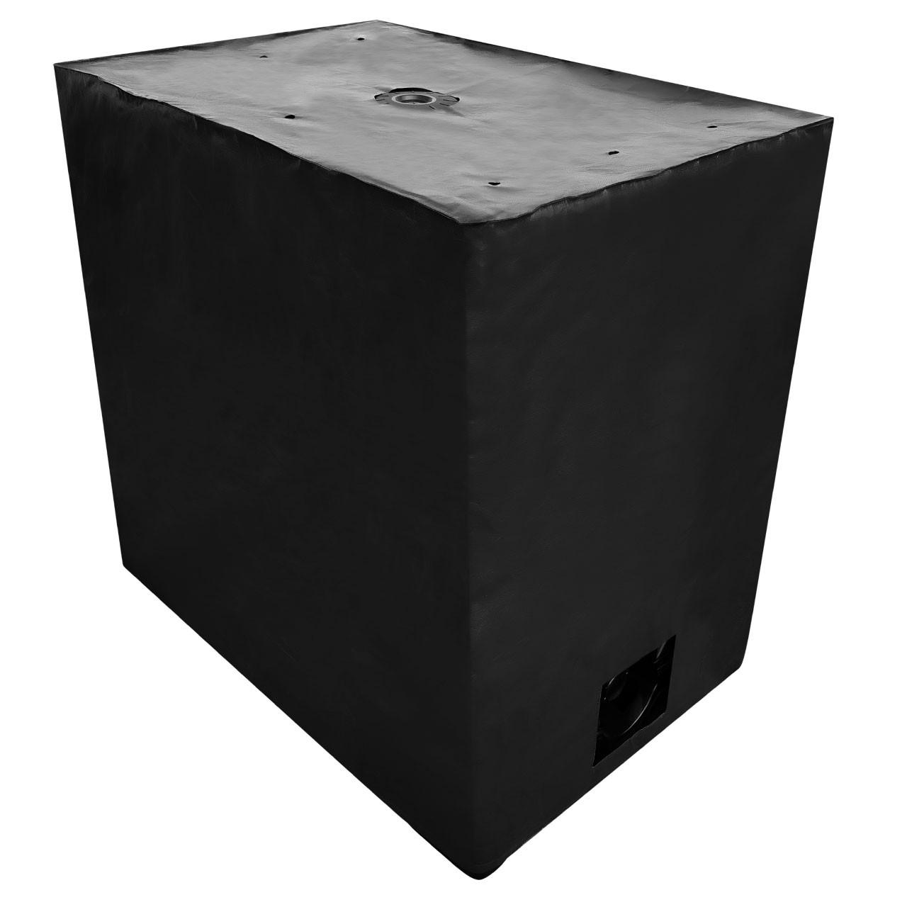 REKUBIK IBC Cover UV-Schutz Gewebe mit Klettverschluss in Schwarz 800l IBC (120x80x116cm)