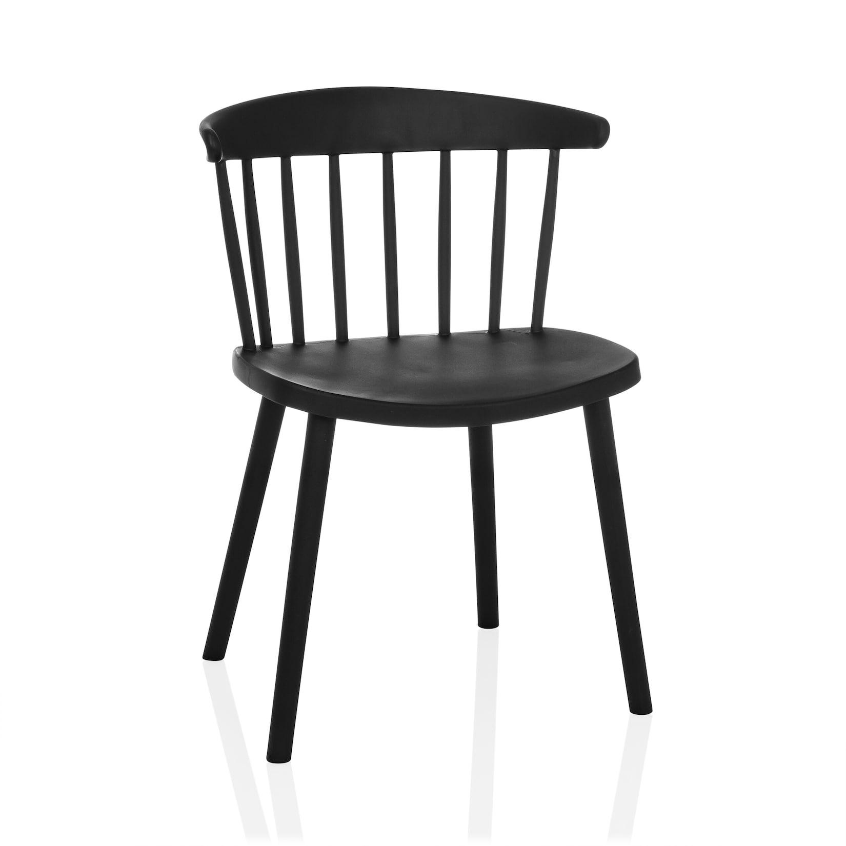 hjh LIVING Esszimmerstuhl ARTIFO RIB Kunststoff ohne Armlehnen