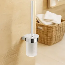AquaCraft 200 WC-Bürstengarnitur 20060000-00 Wandmodell, mit Glas, chrom