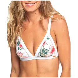 Roxy Bikini Oberteil Bright White Tropical Love - L - L