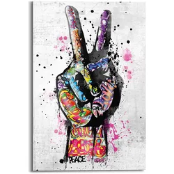 Bild PEACE (BHT 60x90x2 cm) - bunt - BHT 60x90x2 cm