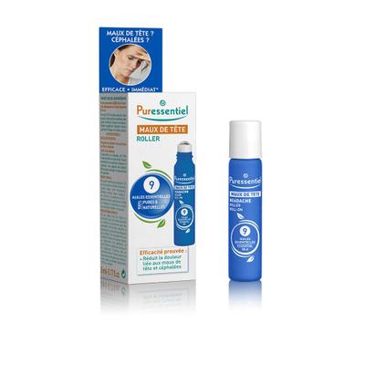 Puressentiel Hoofdpijn 9 Essentiële Olie 5 ml Roller