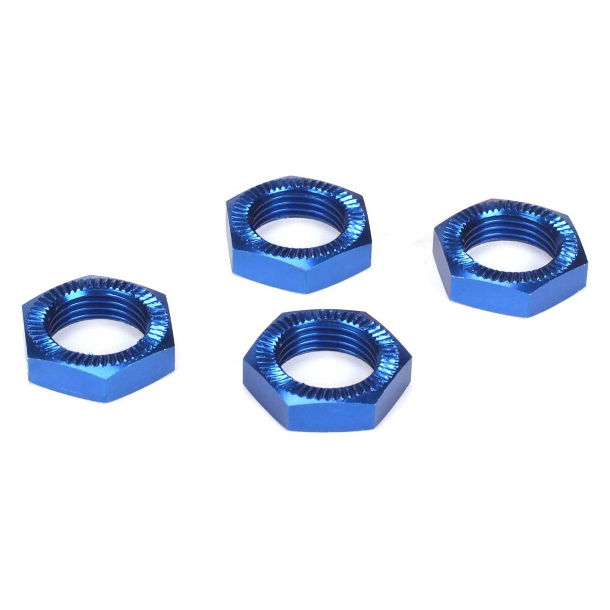Losi Radmutter, Blau eloxiert (4): 5TT (LOSB3227)