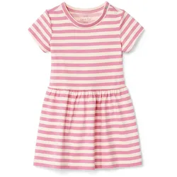 Tchibo - Baby-Jerseykleid - Baby - Gr. 74/80 - weiß/gestreift