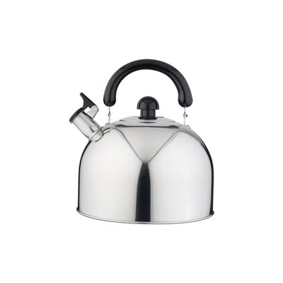 Eva Wasserkocher mit Pfeife Edelstahl Induktion 4,8l